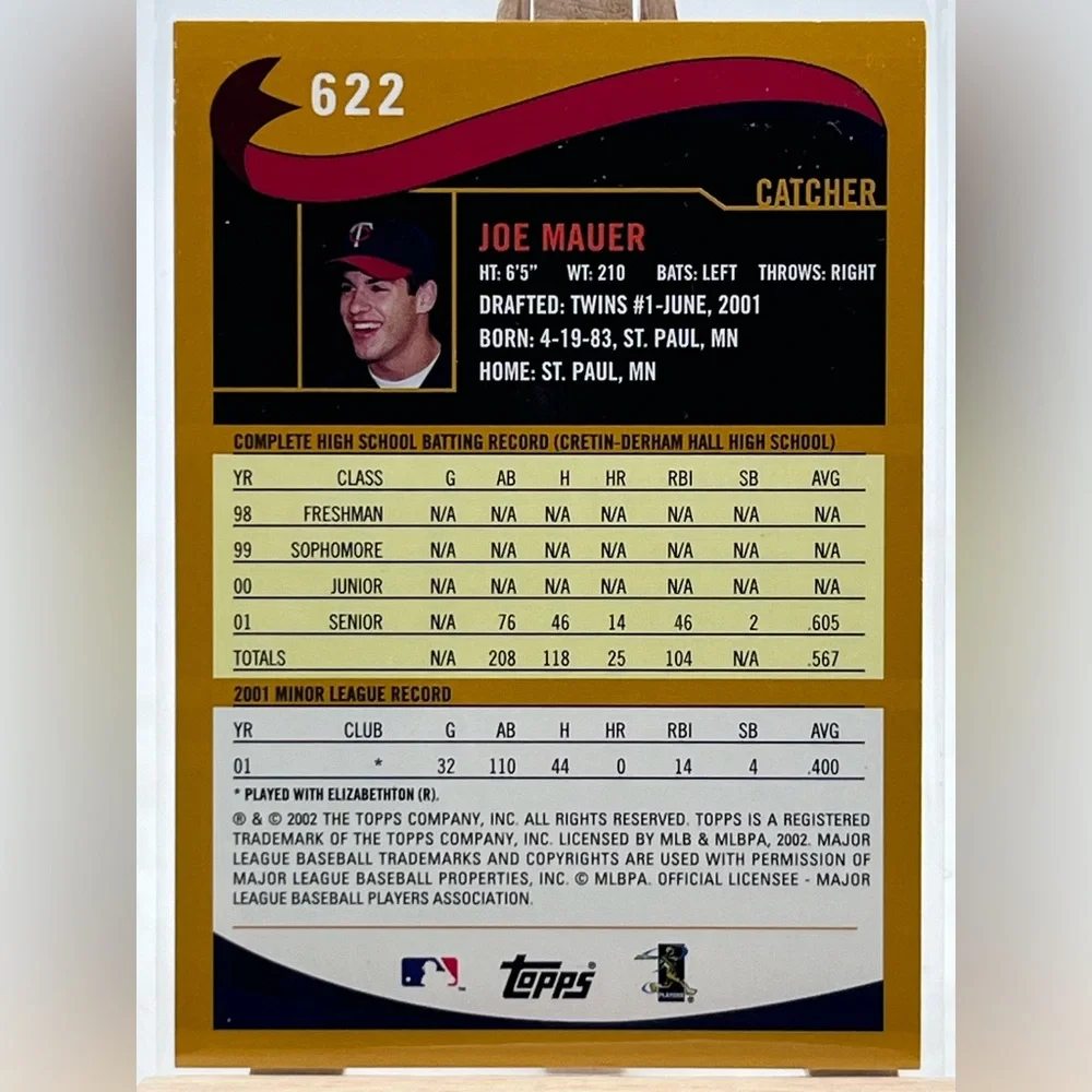 Joe Mauer RC - Picture 2 of 2